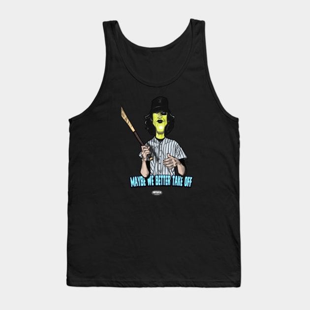 Baseball Fury Tank Top by AndysocialIndustries